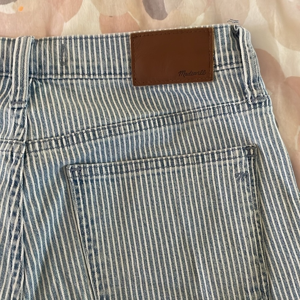 Madewell 10" High-Rise Skinny Crop Jeans in Piper Stripe size 27 - Picture 9 of 9